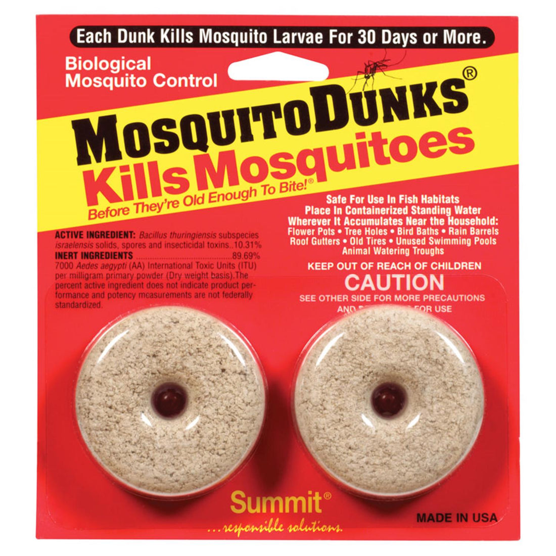 Mosquito Dunks 2 pack product photo