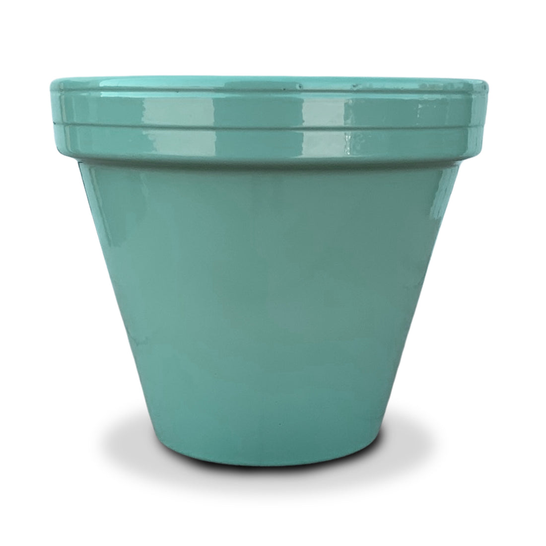 8in Teal Powder Coated Pot product photo