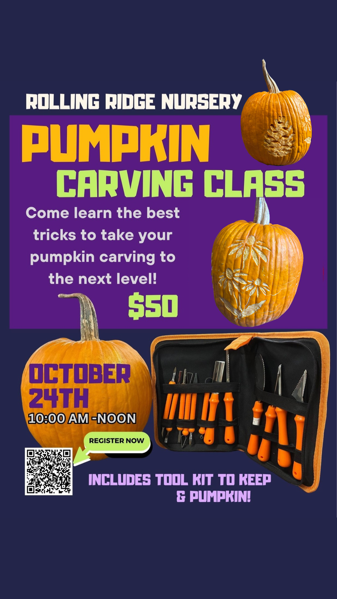 Pumpkin Carving Class