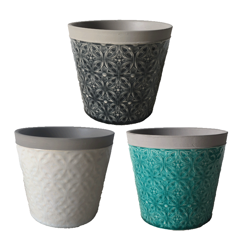 5.5" Damask Planter Tapered product photo